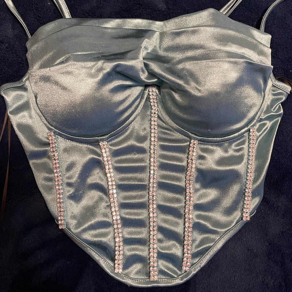 Turquoise bustier